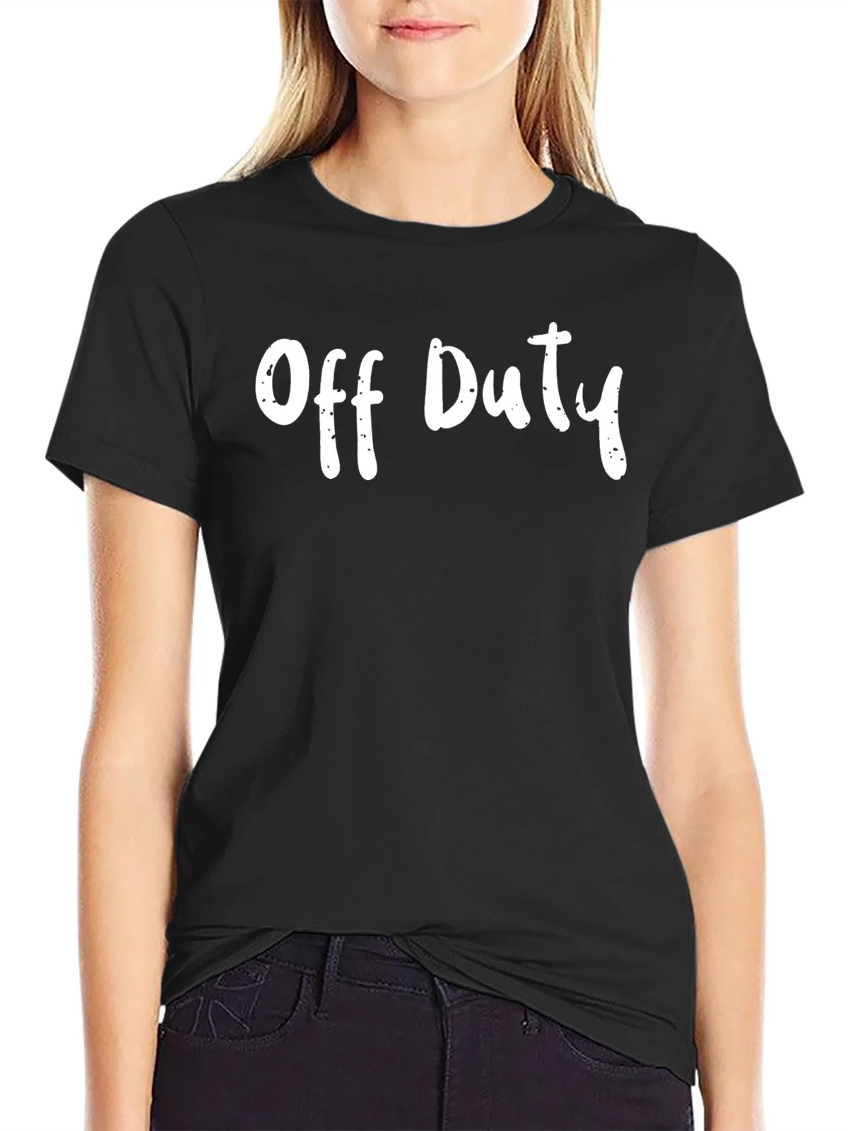 Off Duty Black T-Shirt Casual Wear product image 2