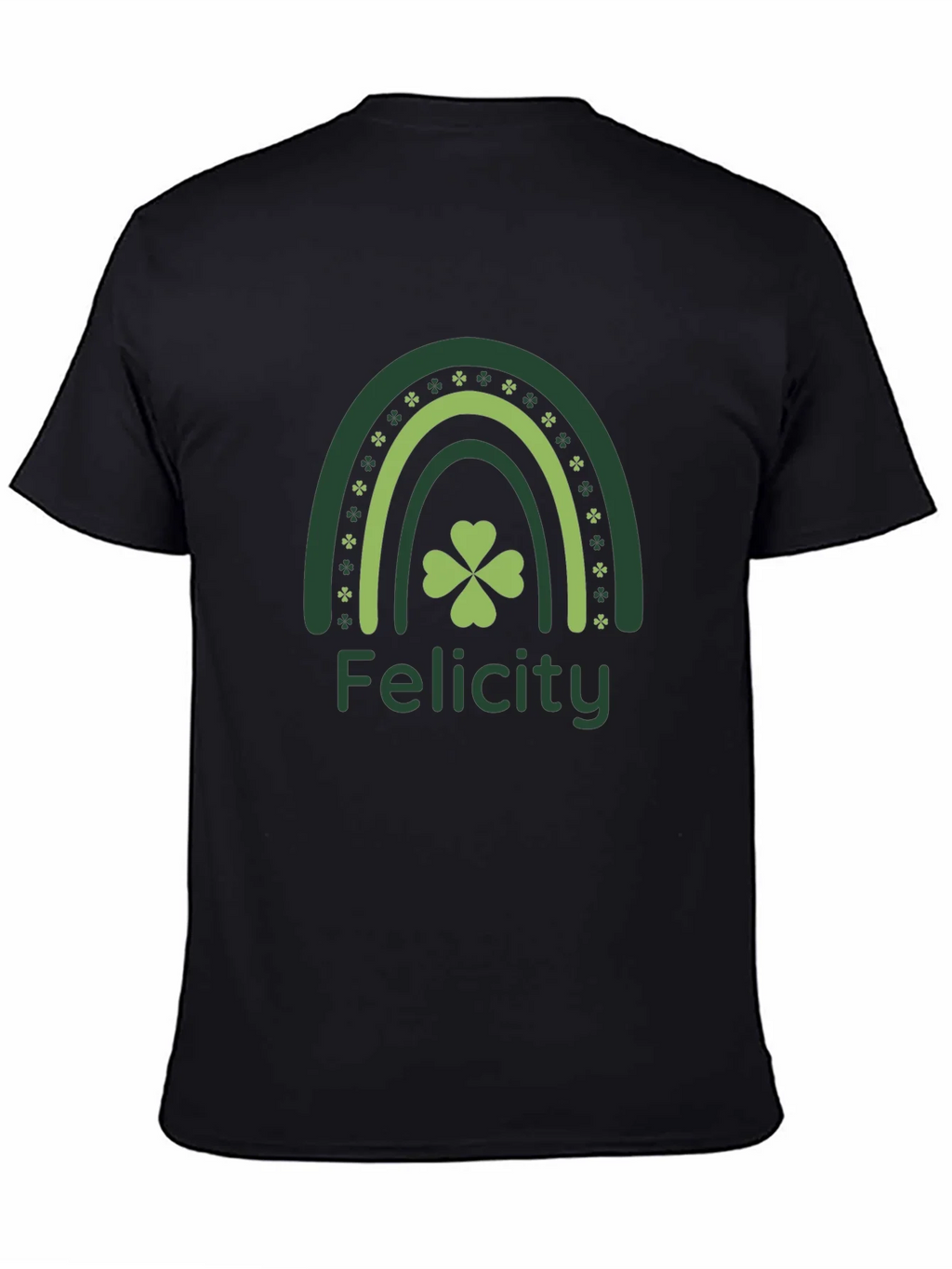 Felicity St. Patricks Day Rainbow Clover T-Shirt product image 4