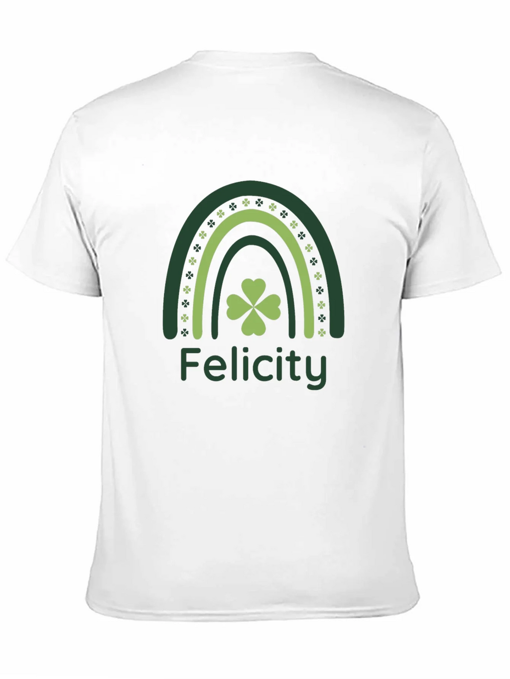 Felicity St. Patricks Day Rainbow Clover T-Shirt product image 10