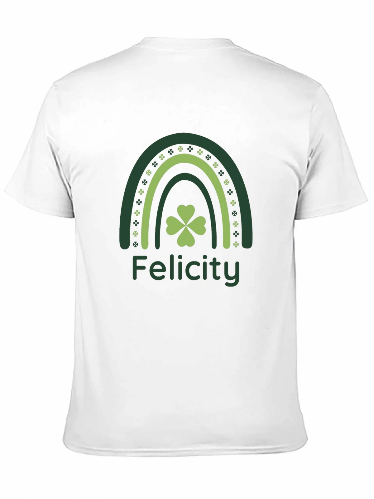 Felicity St. Patricks Day Rainbow Clover T-Shirt product image 10
