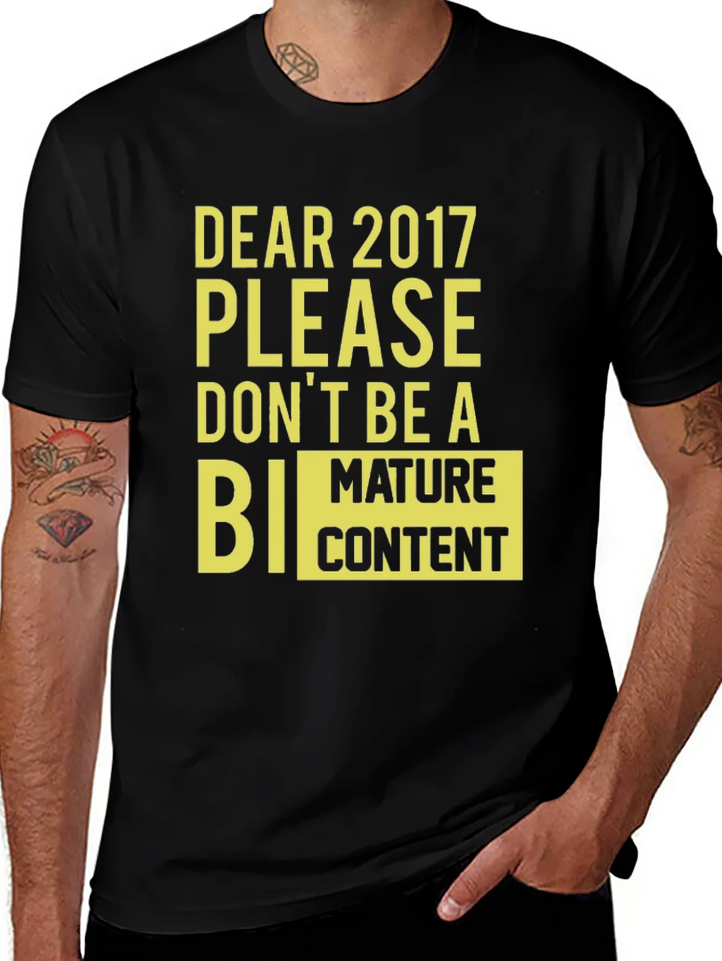 Dear 2017 Funny Graphic Tee product image 1