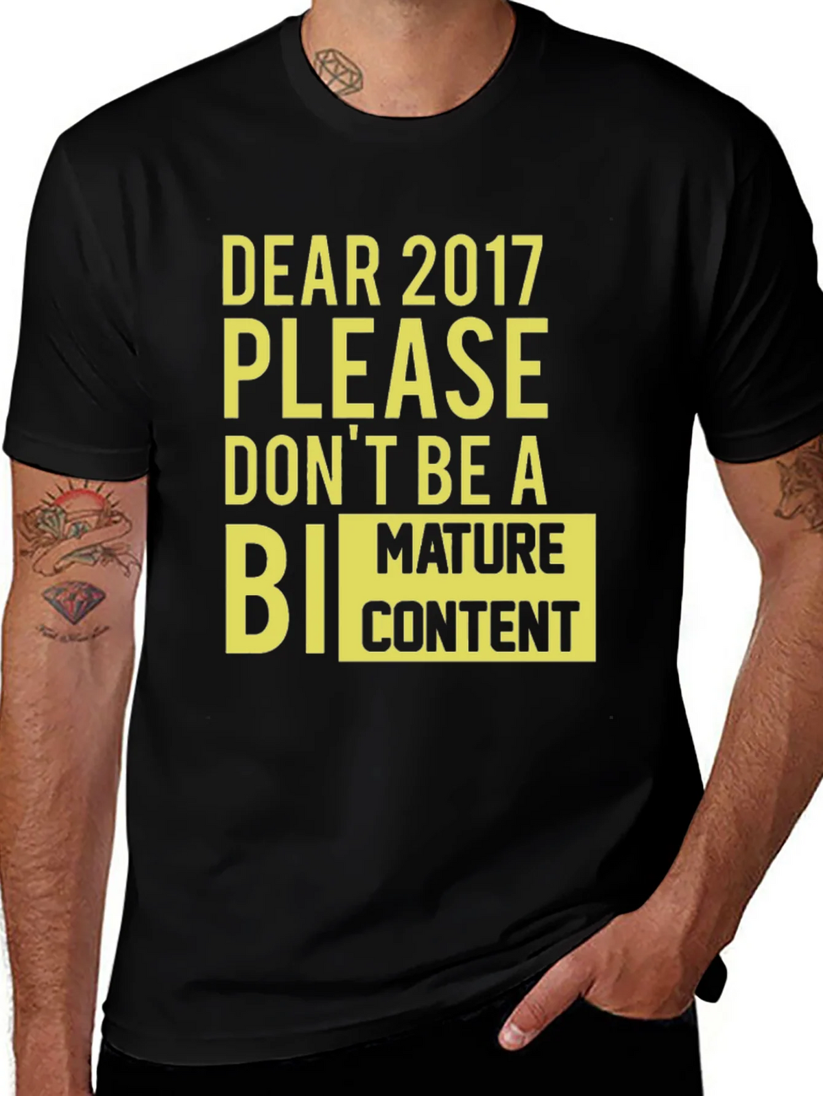 Dear 2017 Funny Graphic Tee product image 1