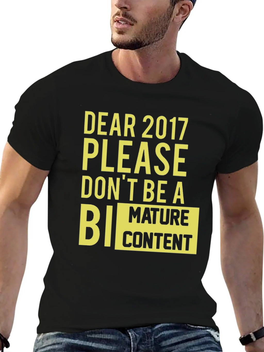 Dear 2017 Funny Graphic Tee product image 6