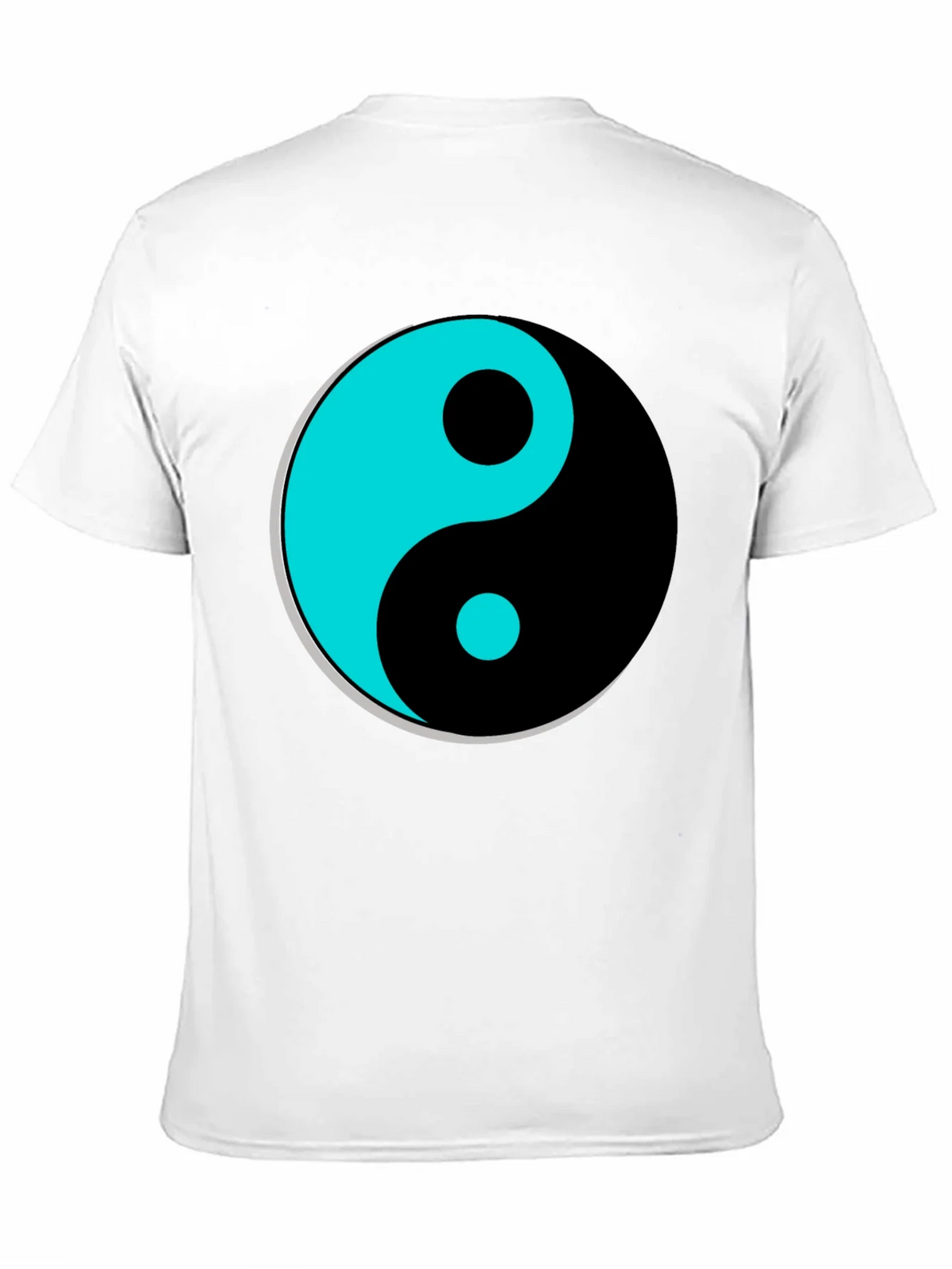 Yin Yang Graphic T-Shirt - Black Tee product image 7