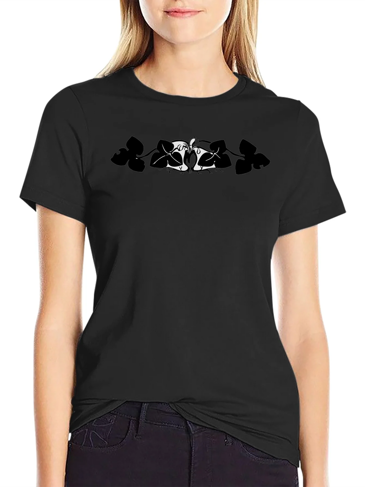 Black T-Shirt with Raccoon Design product image 2