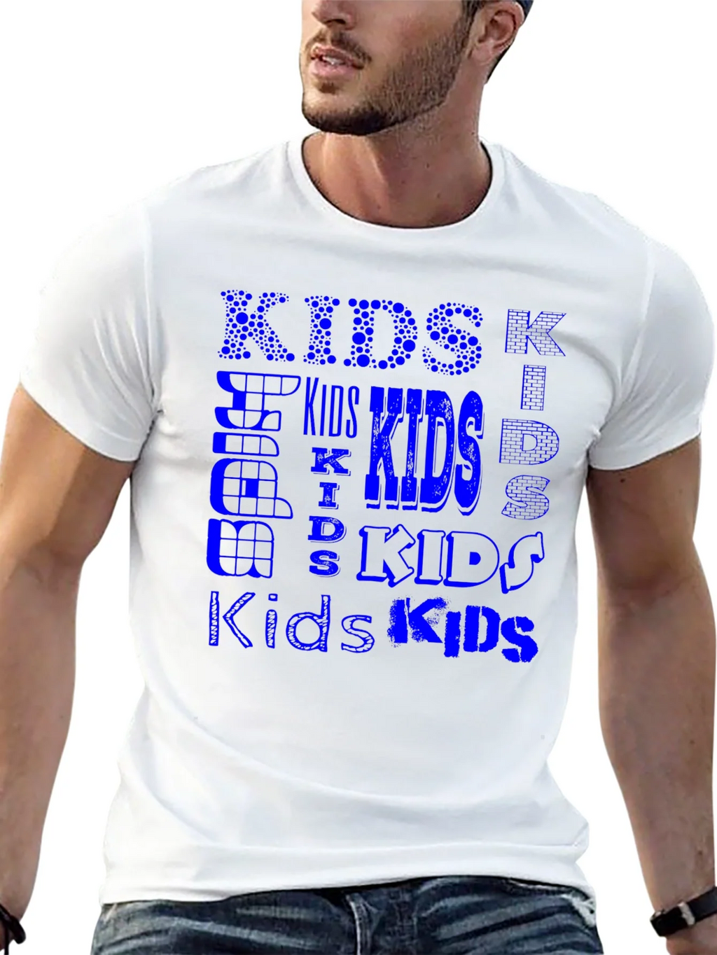 Cool Kids Blue Graphic T-Shirt product image 7