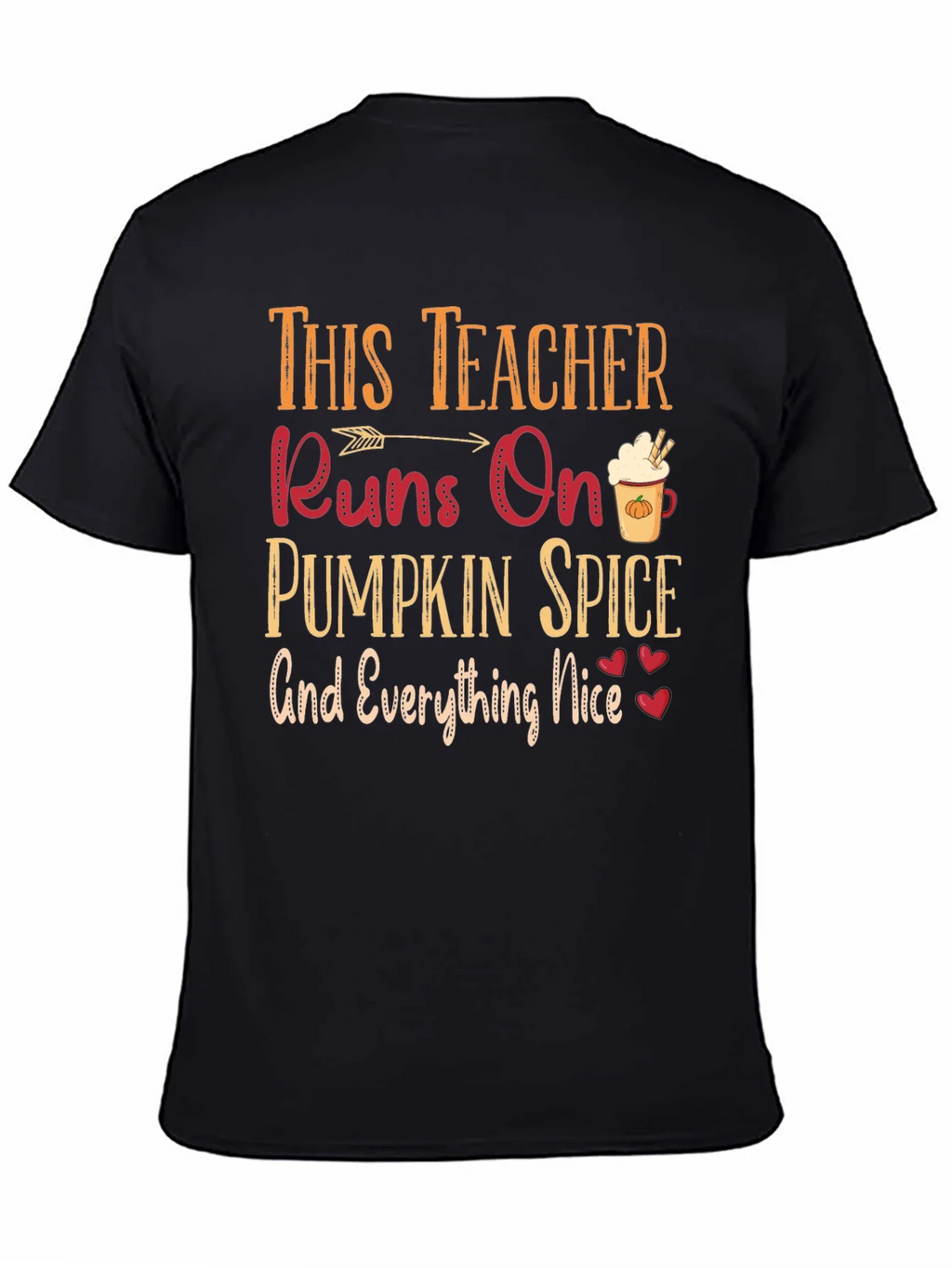Teacher Pumpkin Spice T-Shirt Fall Season product image 4