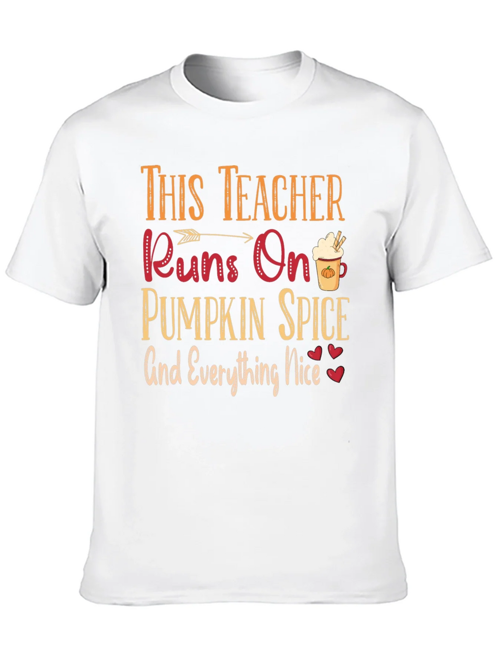 Teacher Pumpkin Spice T-Shirt Fall Season product image 9
