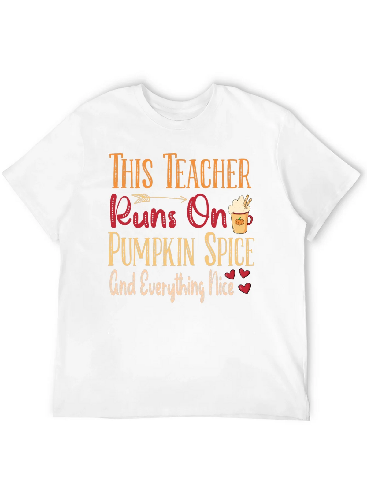 Teacher Pumpkin Spice T-Shirt Fall Season product image 11