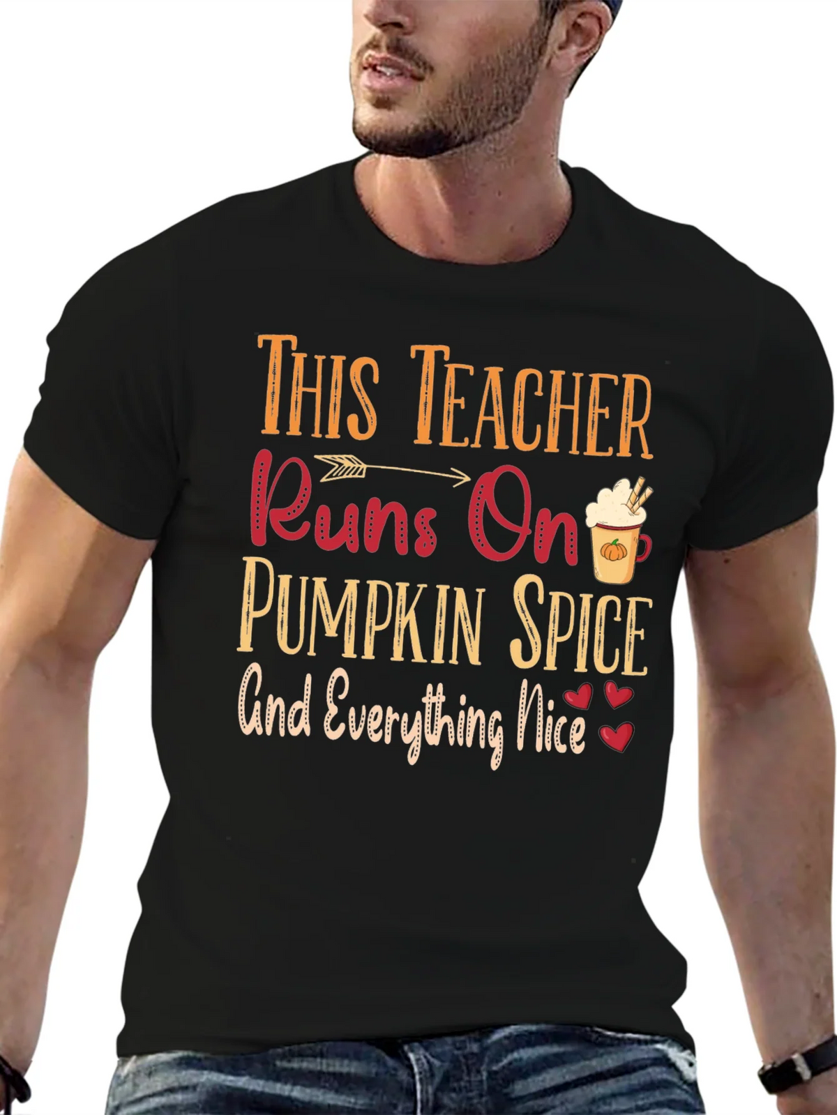 Teacher Pumpkin Spice T-Shirt Fall Season product image 6