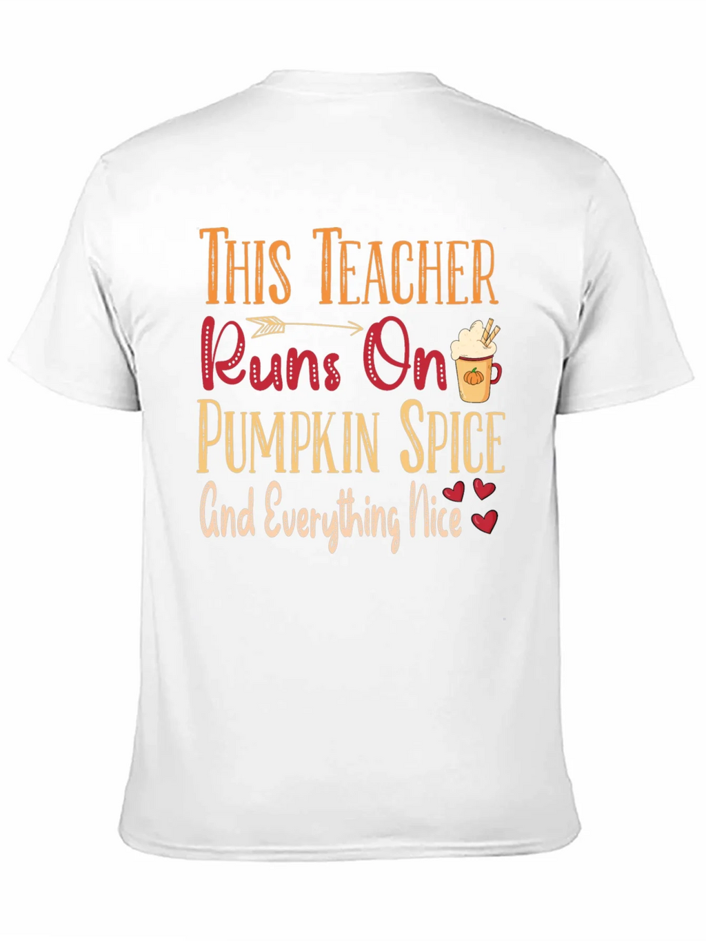 Teacher Pumpkin Spice T-Shirt Fall Season product image 10