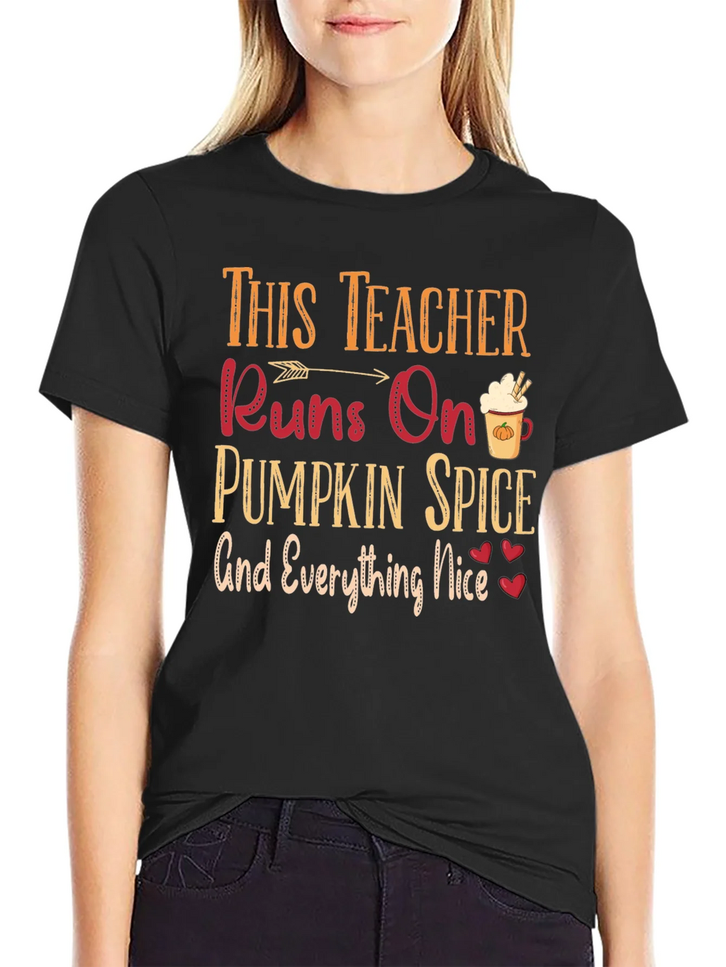 Teacher Pumpkin Spice T-Shirt Fall Season product image 2