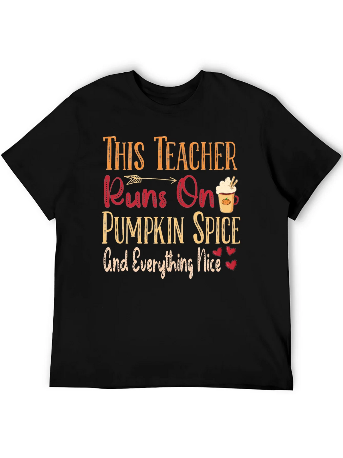 Teacher Pumpkin Spice T-Shirt Fall Season product image 5
