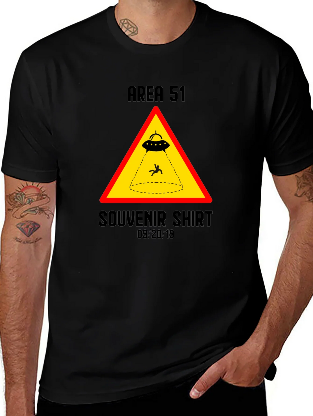 Area 51 Souvenir Shirt - UFO Abduction Graphic Tee product image 1