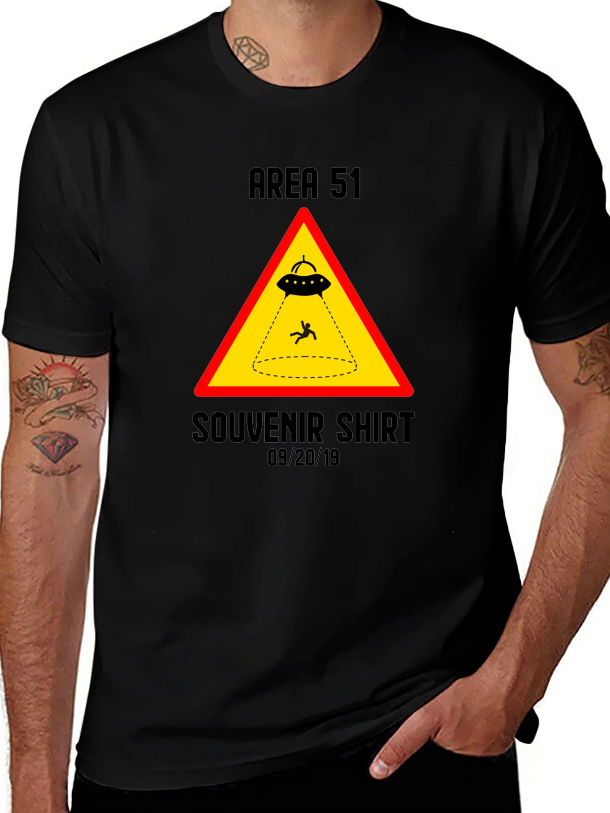 Area 51 Souvenir Shirt - UFO Abduction Graphic Tee product image 1