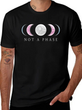Not a Phase Moon Phases Black T-Shirt product image 1