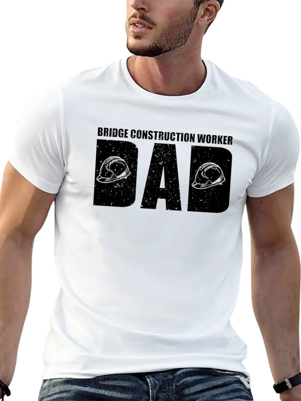 Bridge Construction Worker Dad T-Shirt product image 12