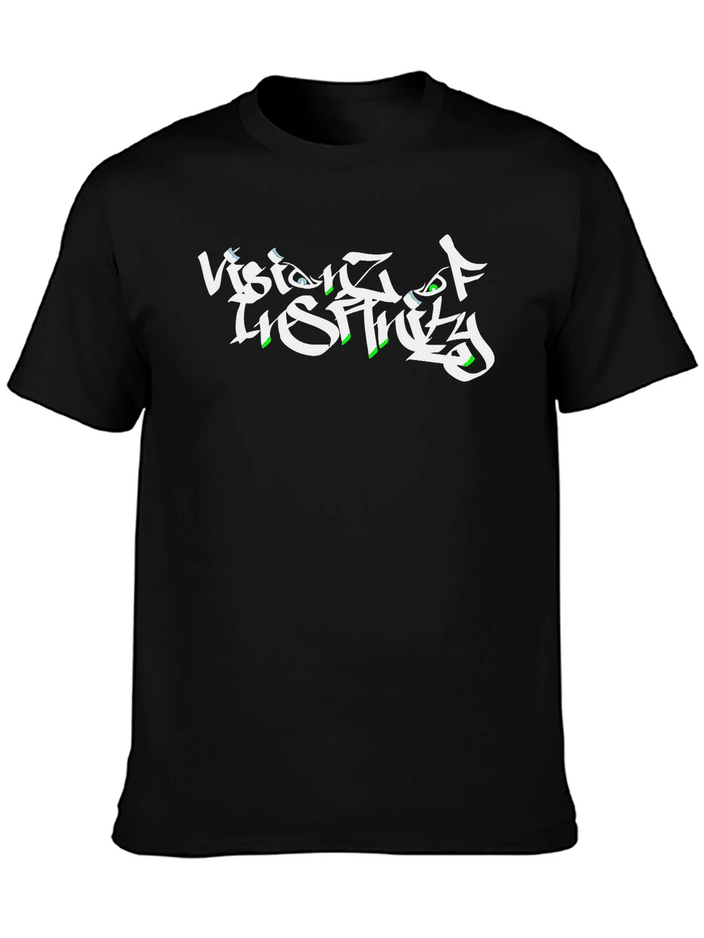 Vision of Reality Black Graphic Tee product image 3