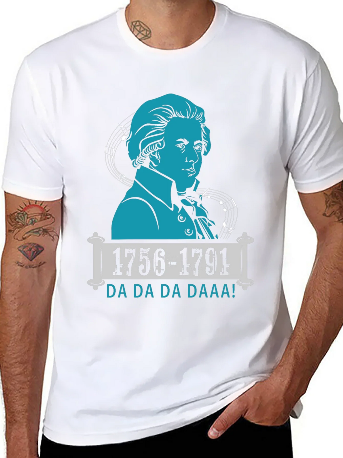 Mozart T-Shirt - Da Da Da Daaa! Music Tee product image 7