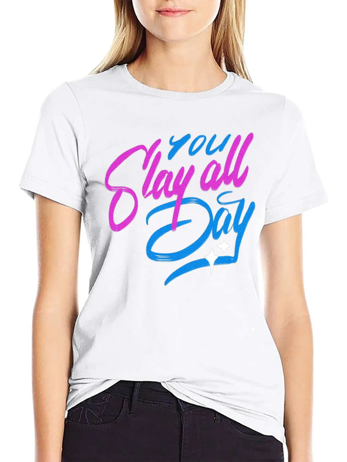 Slay All Day Graphic T-Shirt - Trendy Casual Tee product image 4