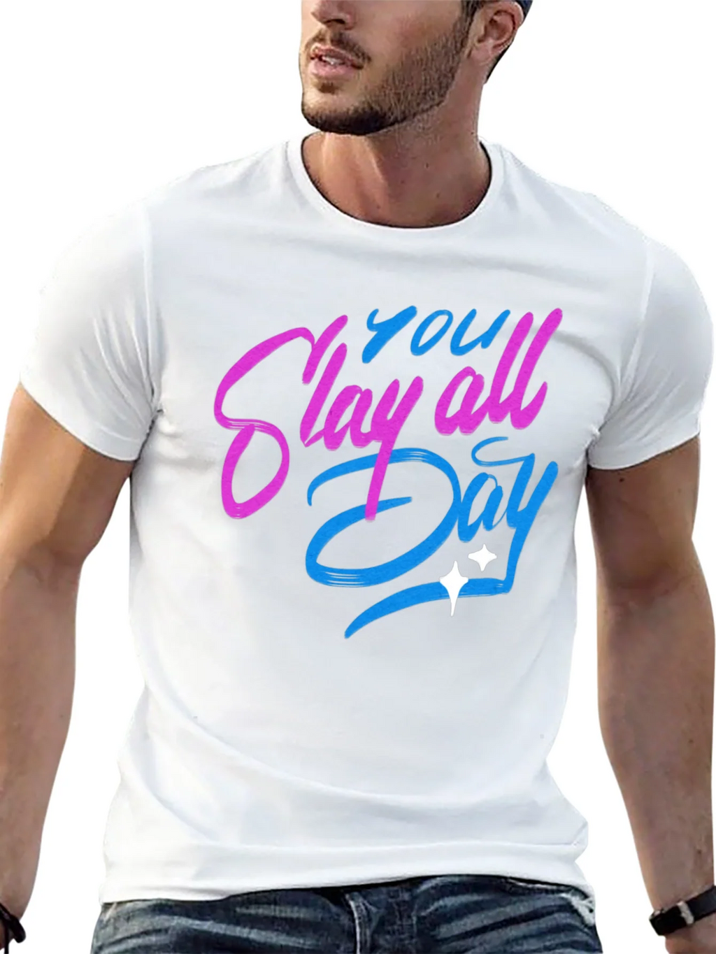 Slay All Day Graphic T-Shirt - Trendy Casual Tee product image 6