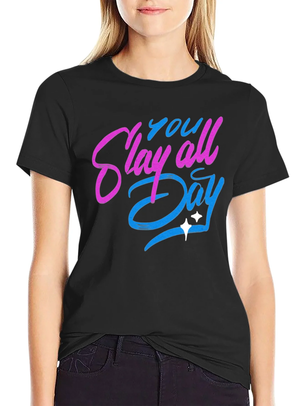 Slay All Day Graphic T-Shirt - Trendy Casual Tee product image 2