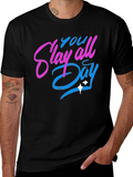 Slay All Day Graphic T-Shirt - Trendy Casual Tee product image 1