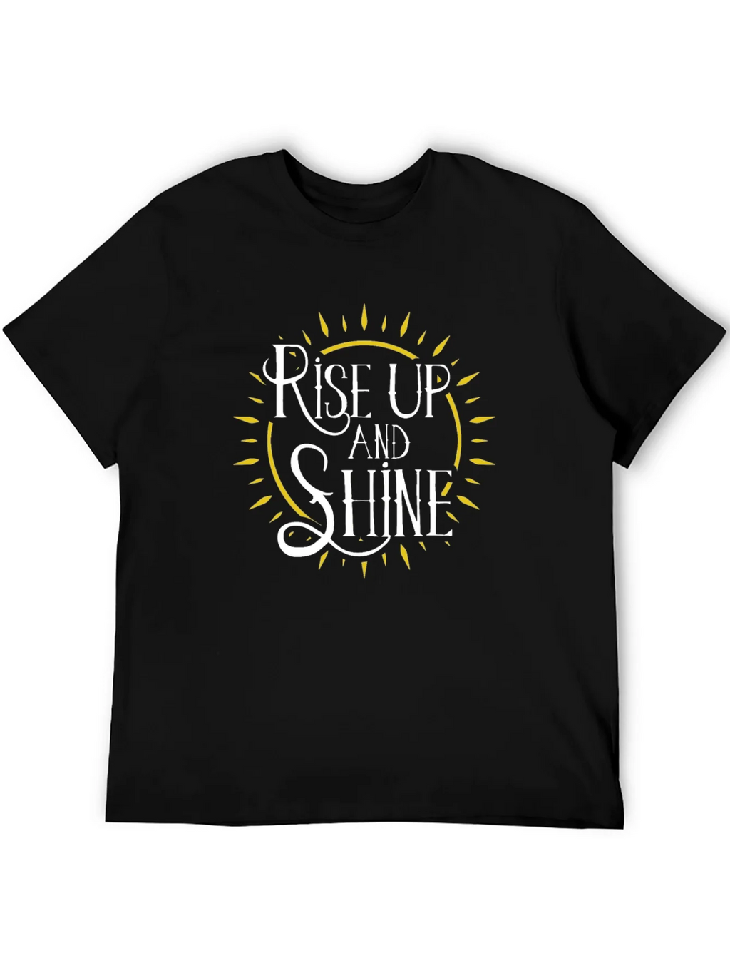 Rise Up and Shine Black Graphic Tee product image 4