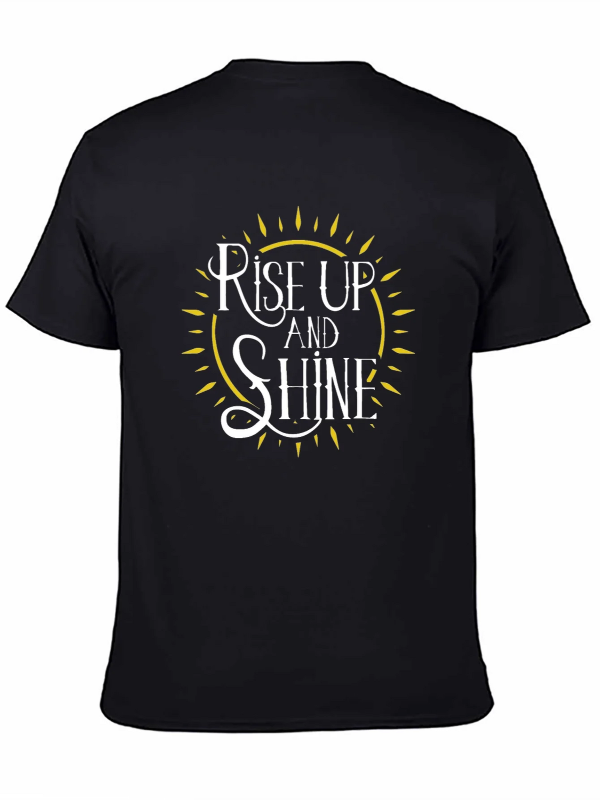Rise Up and Shine Black Graphic Tee product image 3