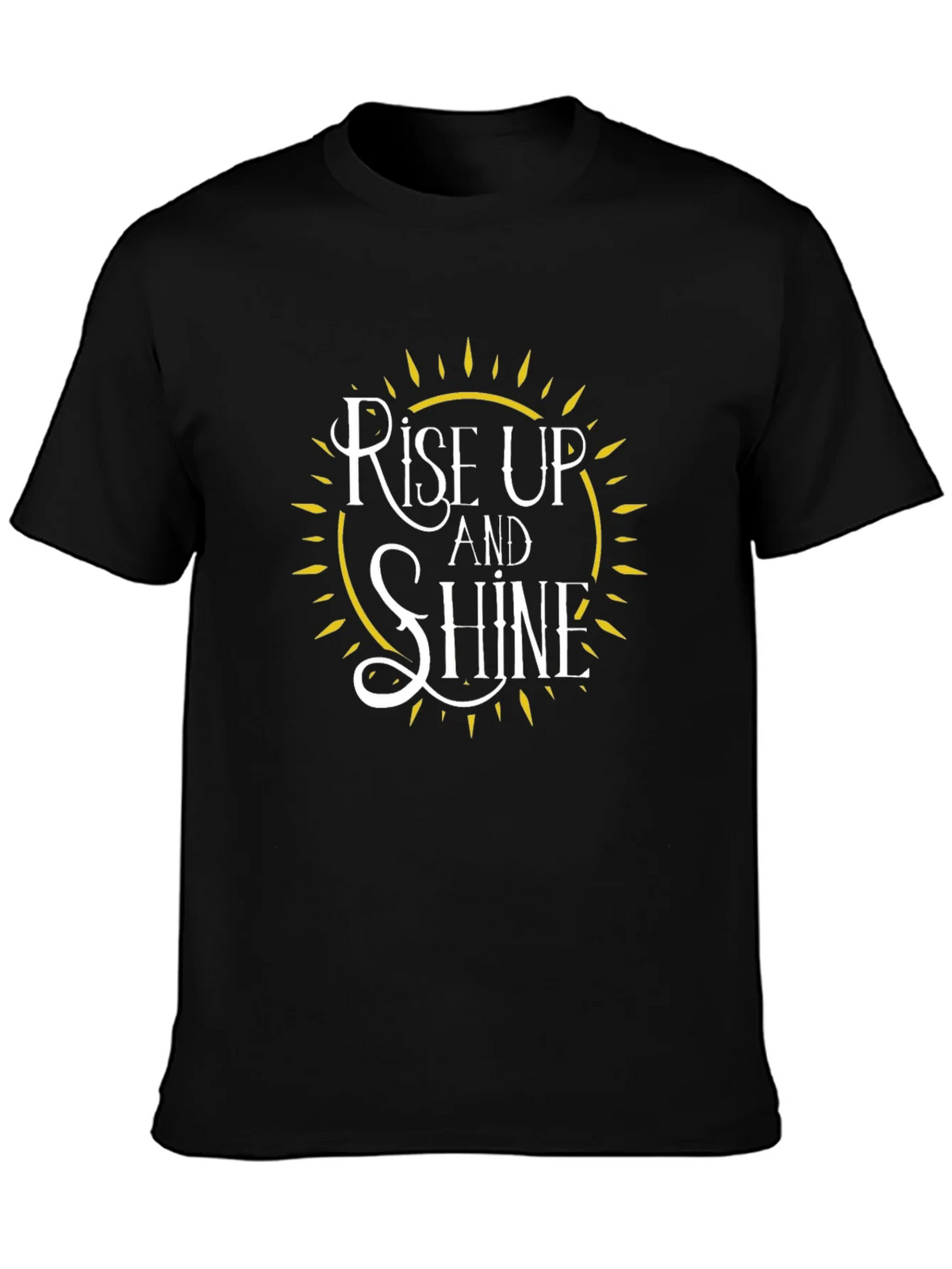 Rise Up and Shine Black Graphic Tee product image 2