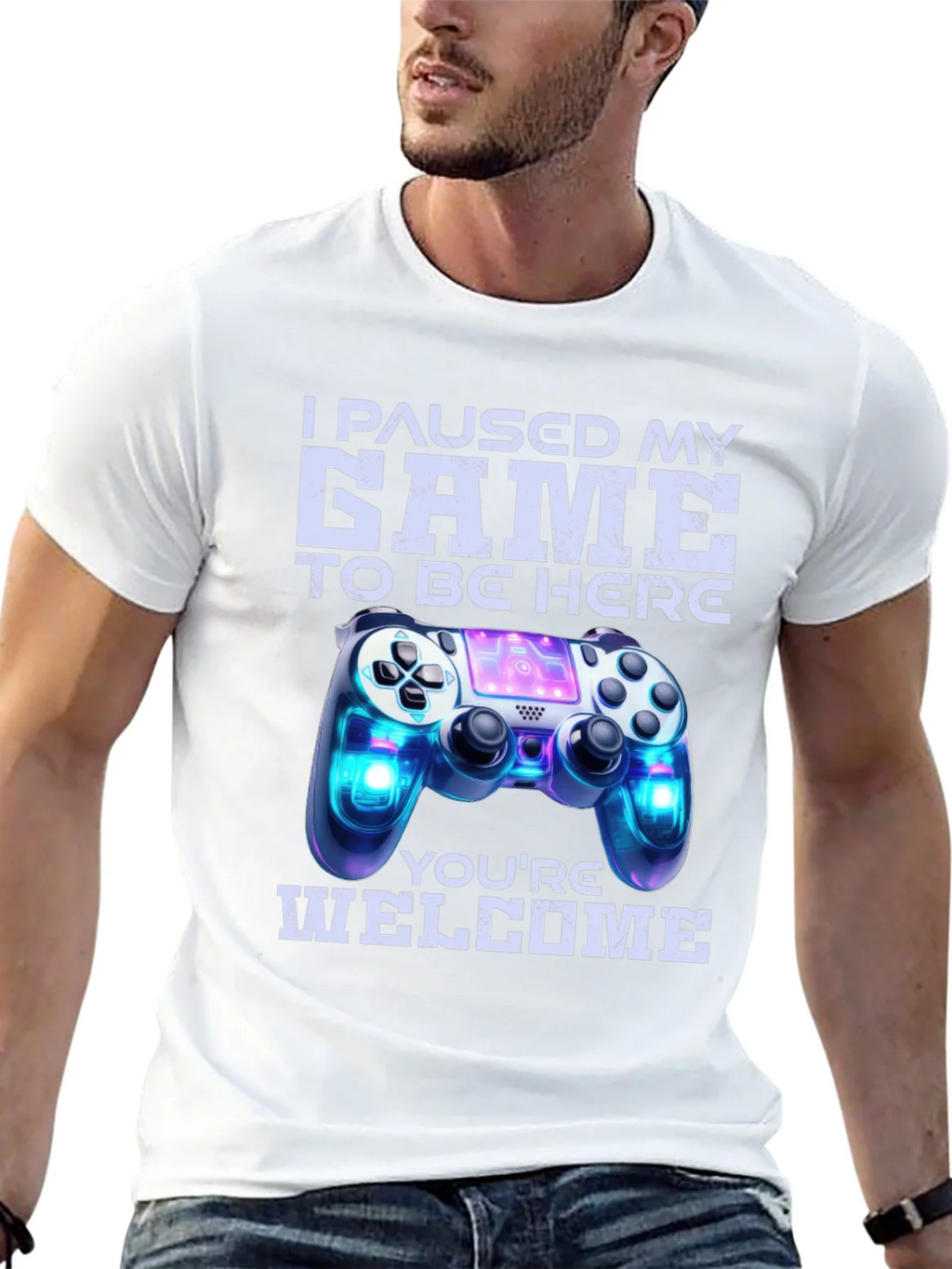 Gamer T-Shirt: I Paused My Game For This! product image 12