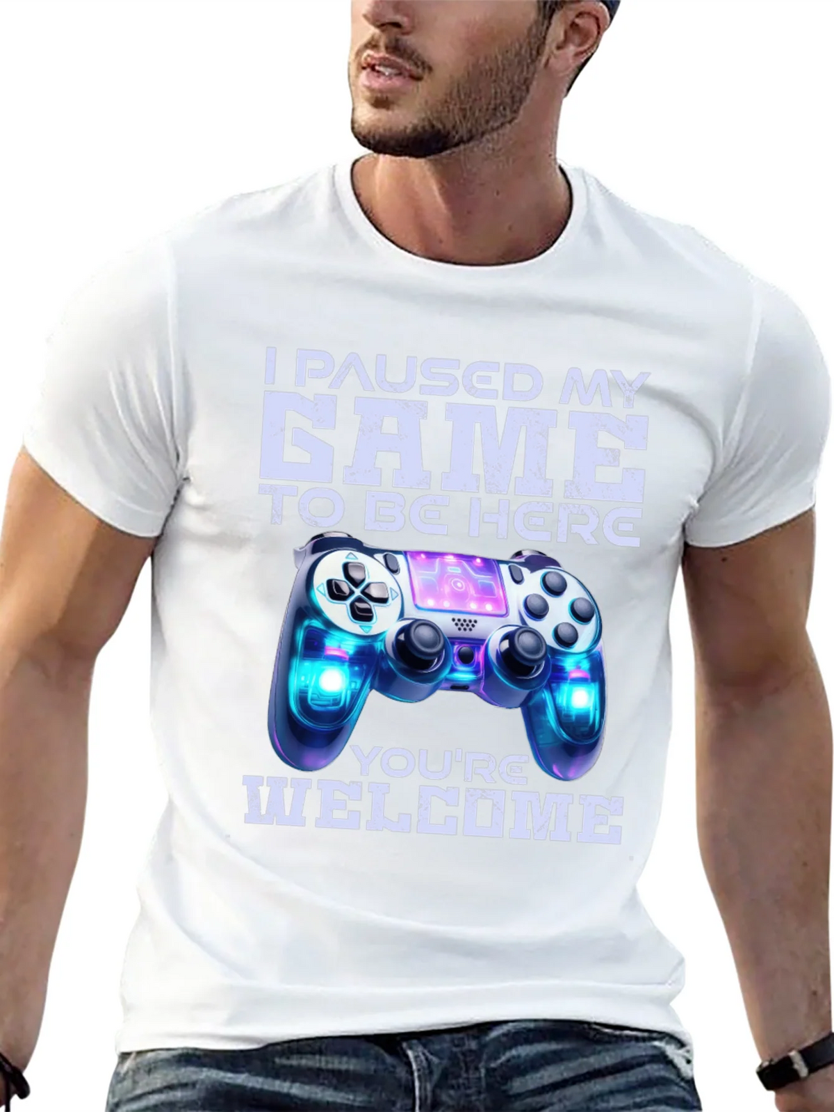 Gamer T-Shirt: I Paused My Game For This! product image 12