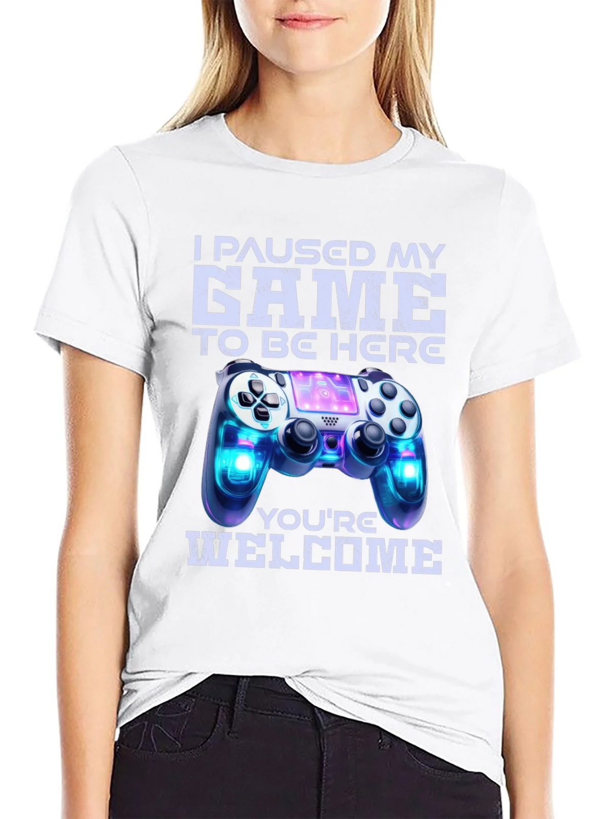 Gamer T-Shirt: I Paused My Game For This! product image 8