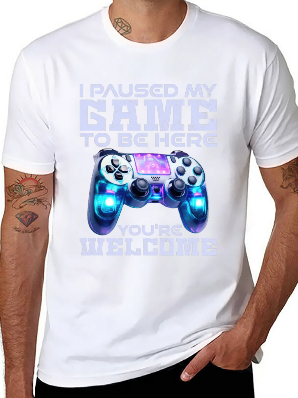 Gamer T-Shirt: I Paused My Game For This! product image 7