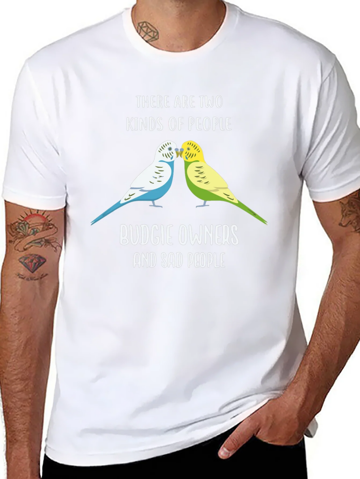 Budgie Owners T-Shirt: Two Kinds of People Funny Tee product image 7