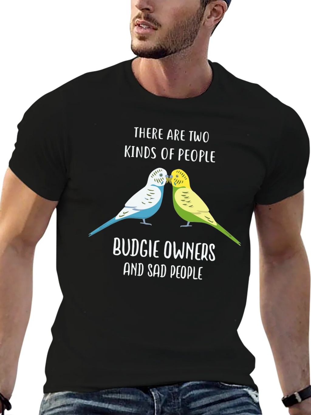 Budgie Owners T-Shirt: Two Kinds of People Funny Tee product image 6