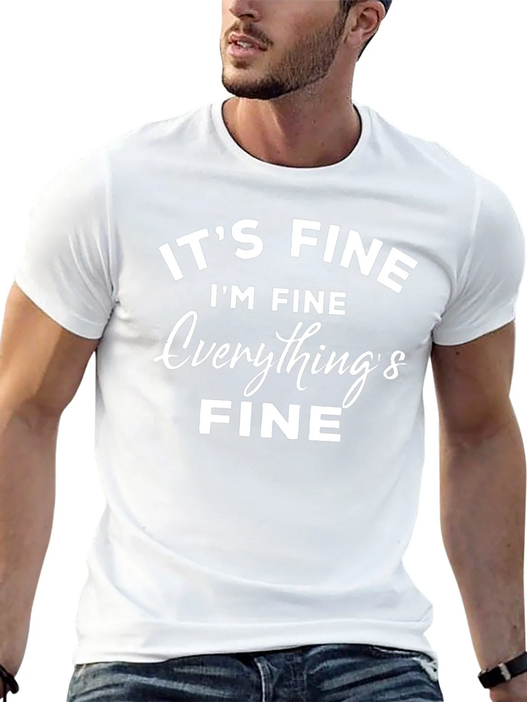 Its Fine T-Shirt Funny Sarcastic Graphic Tee product image 11