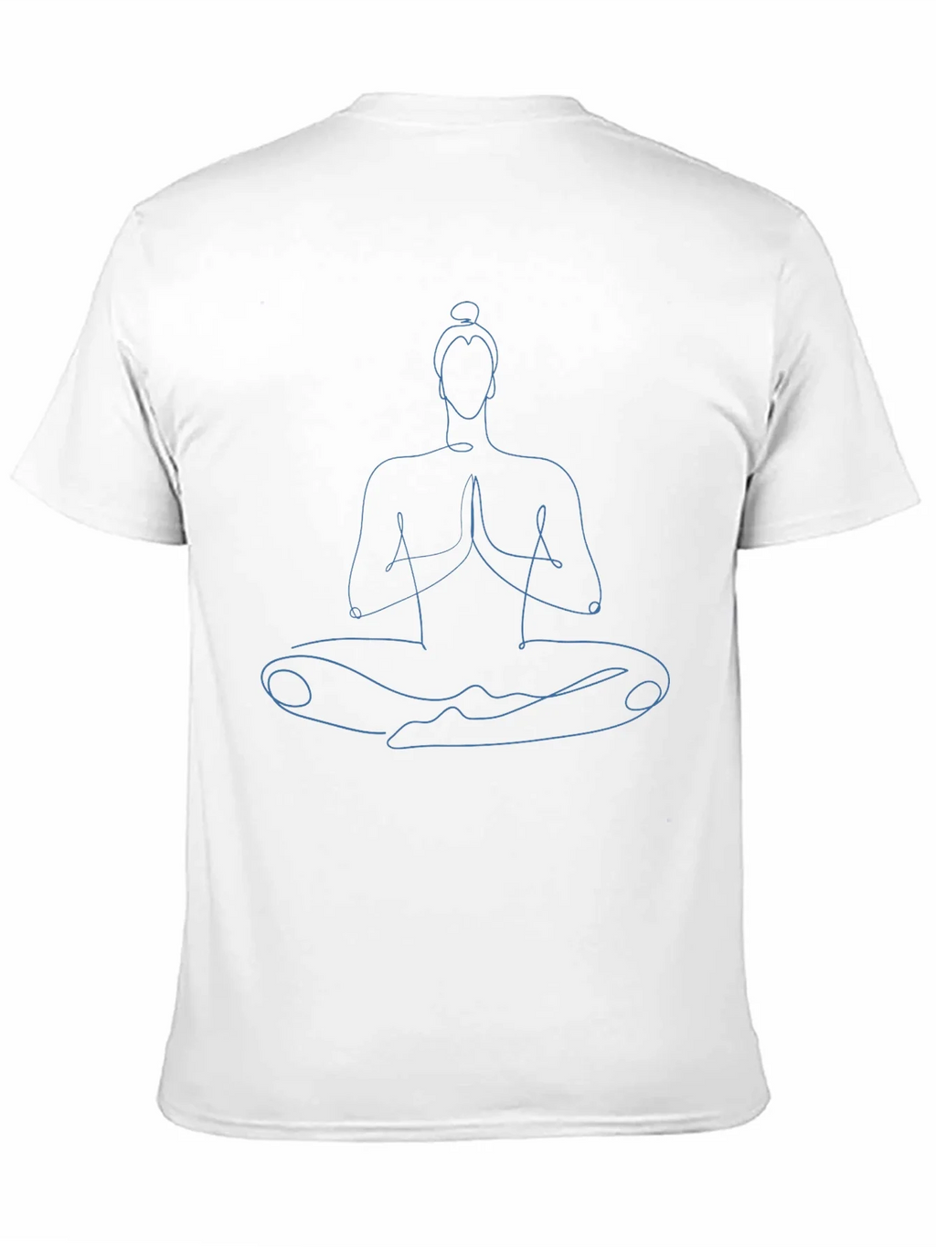 Zen Master T-Shirt - Yoga Meditation Pose Line Art product image 9