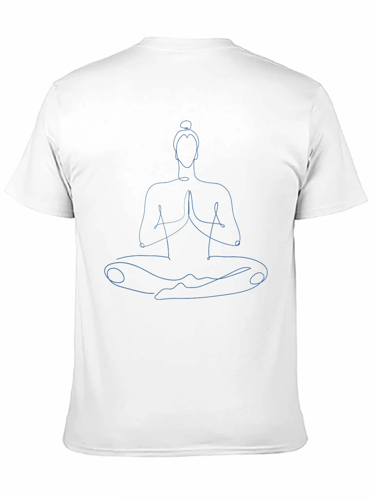 Zen Master T-Shirt - Yoga Meditation Pose Line Art product image 9