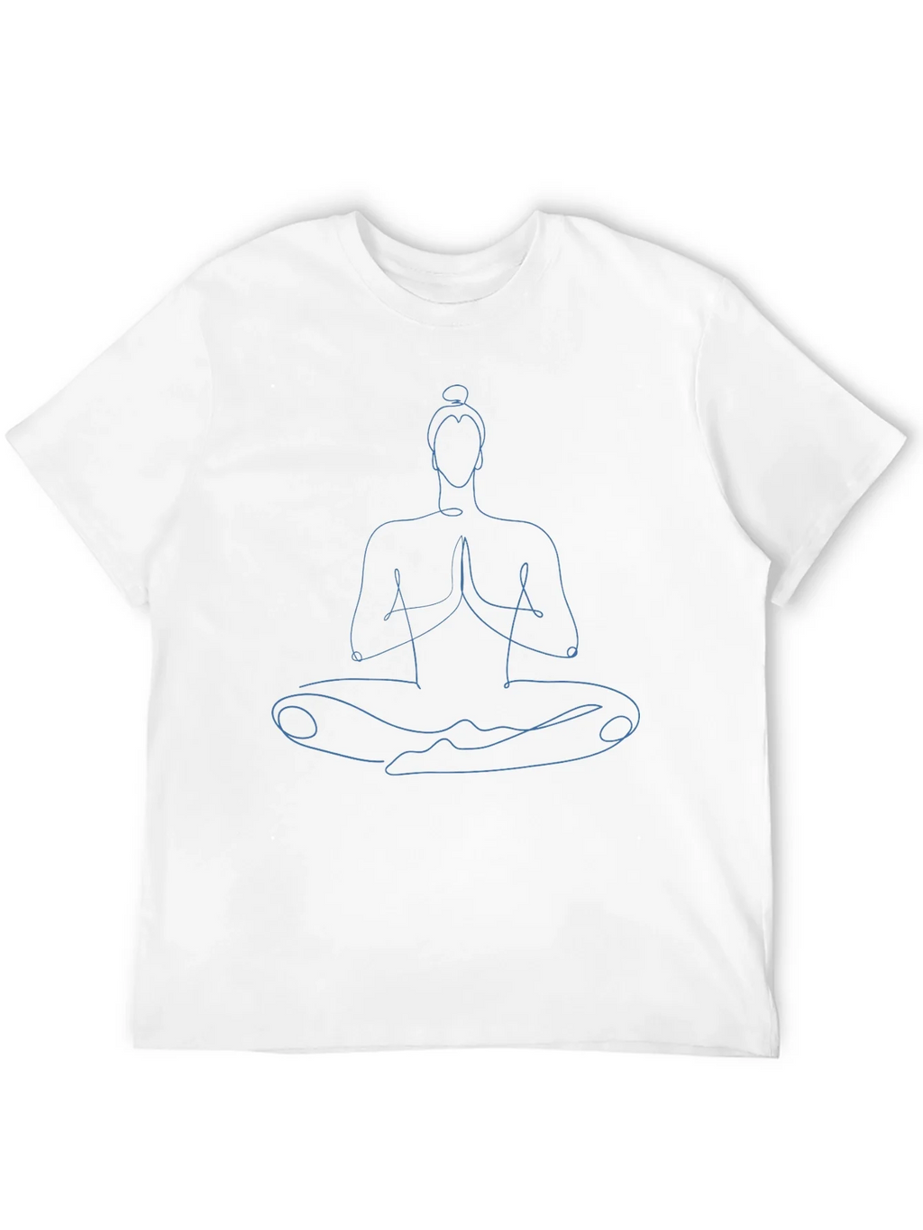 Zen Master T-Shirt - Yoga Meditation Pose Line Art product image 10