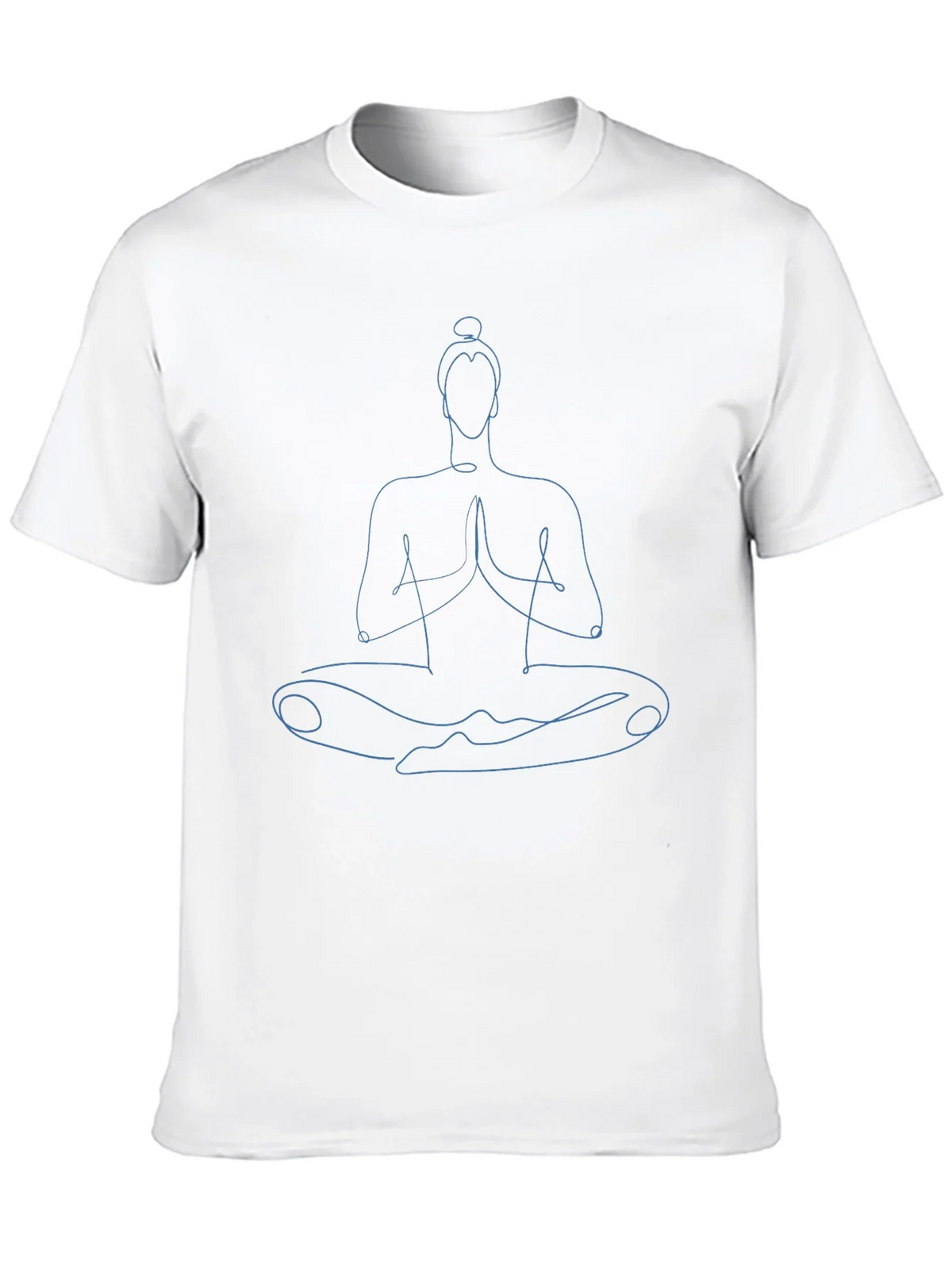 Zen Master T-Shirt - Yoga Meditation Pose Line Art product image 8