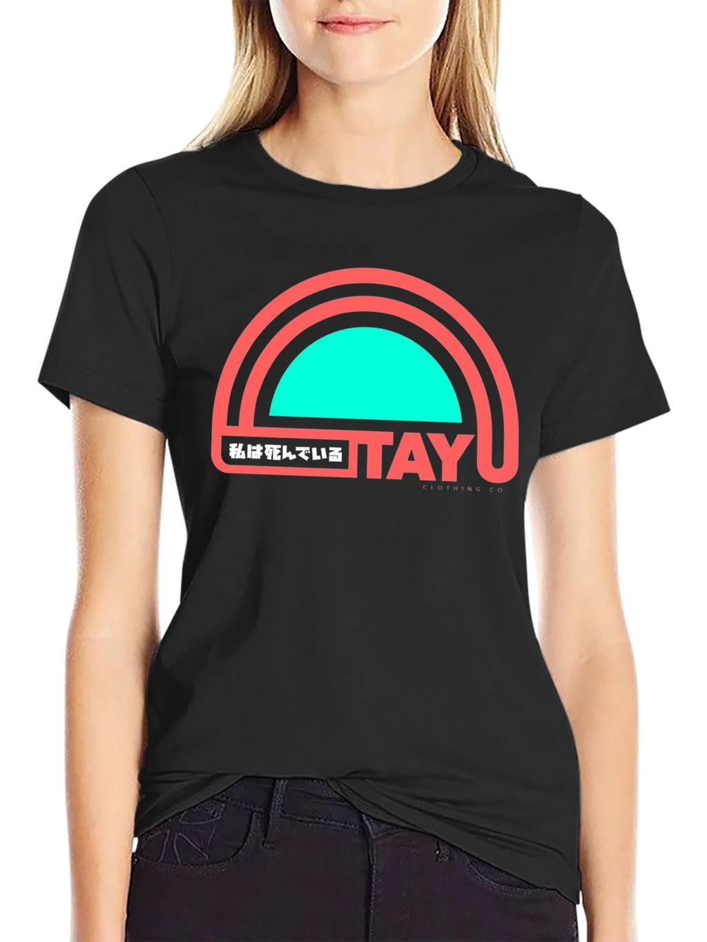 Trendy Graphic Tee - Japanese Text Design product image 2