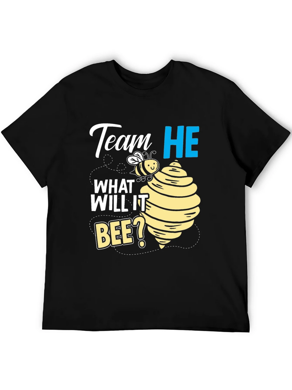 Team He What Will It Bee? Gender Reveal T-Shirt product image 5