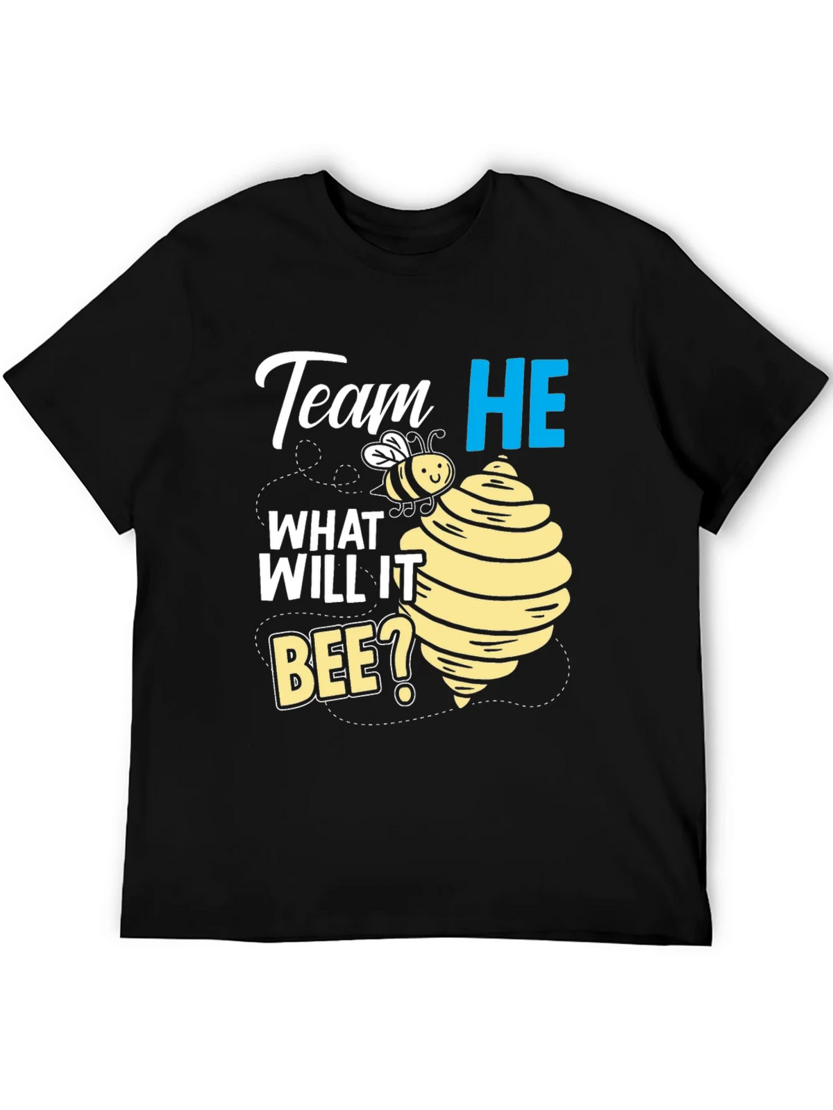 Team He What Will It Bee? Gender Reveal T-Shirt product image 5