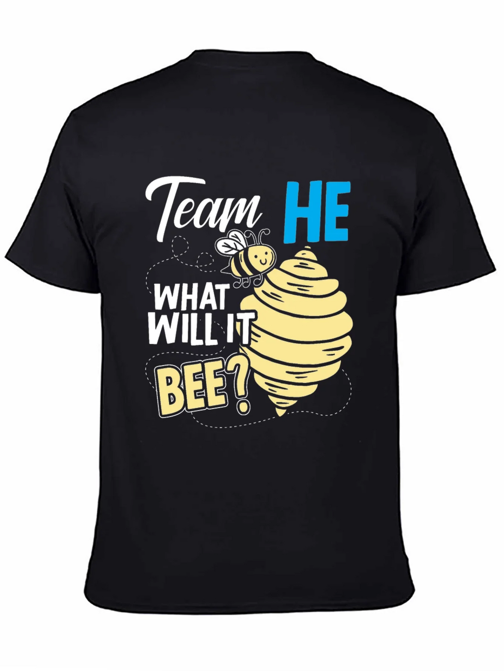 Team He What Will It Bee? Gender Reveal T-Shirt product image 4