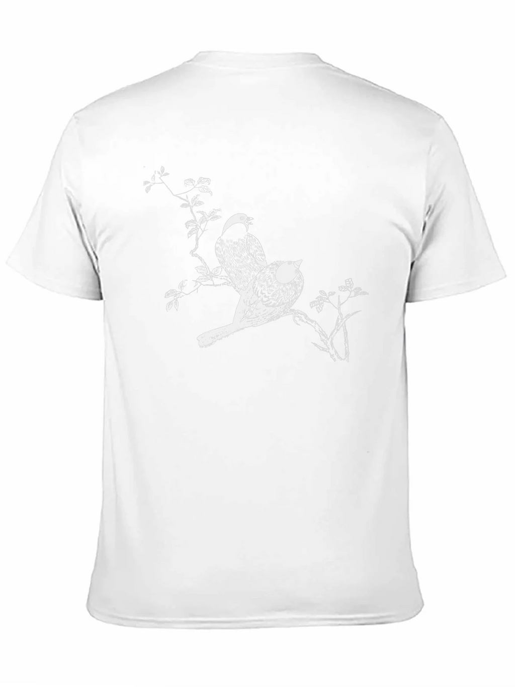 Black Bird Print T-Shirt - Artistic Graphic Tee product image 10