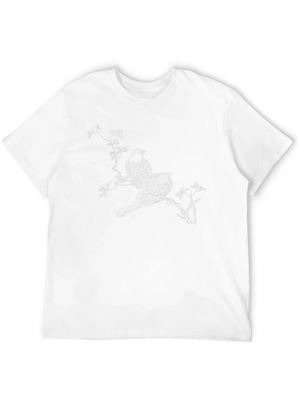 Black Bird Print T-Shirt - Artistic Graphic Tee product image 11