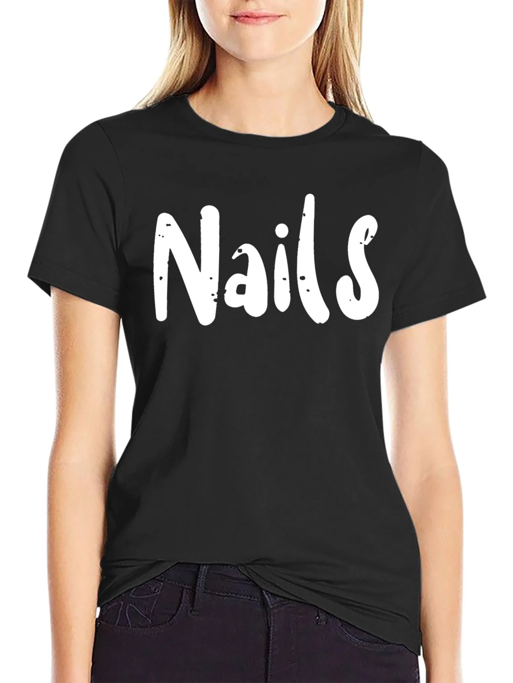 Nails Graphic Tee - Unisex Black T-Shirt product image 2