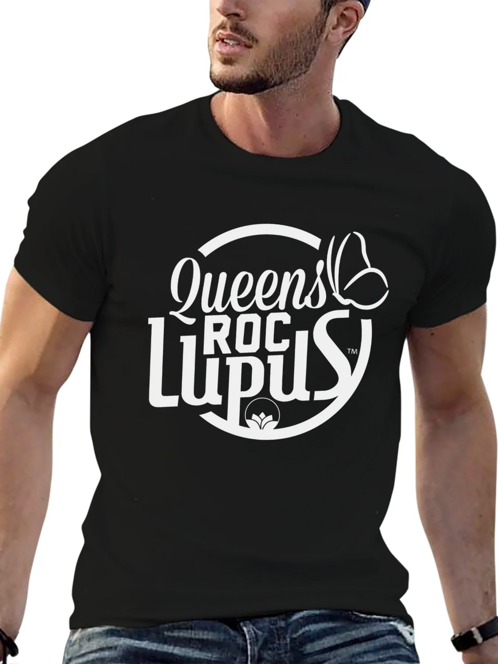 Queens ROC Lupus Black T-Shirt product image 6