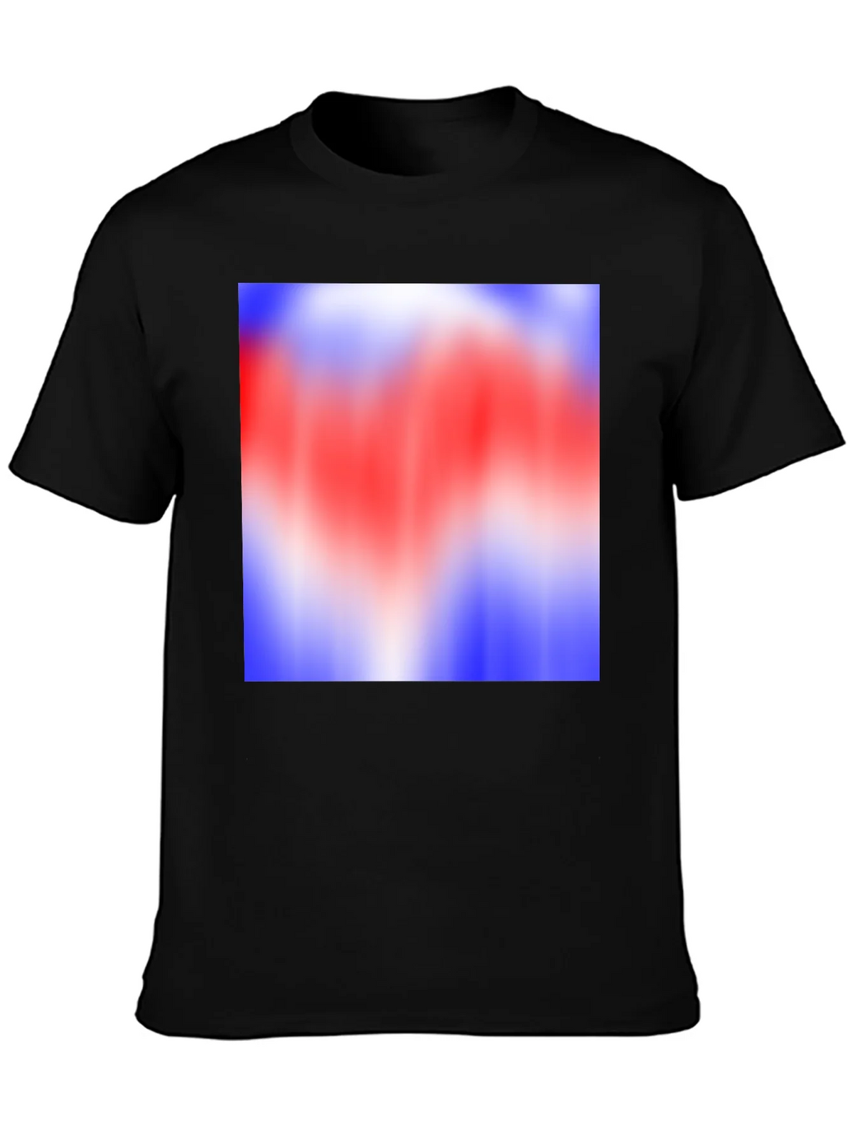 Abstract Color Block Graphic Tee - Black product image 3
